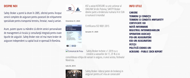 информация о Safety Broker