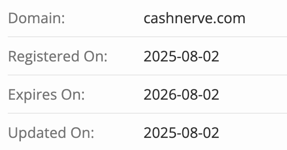домен Cash Nerve