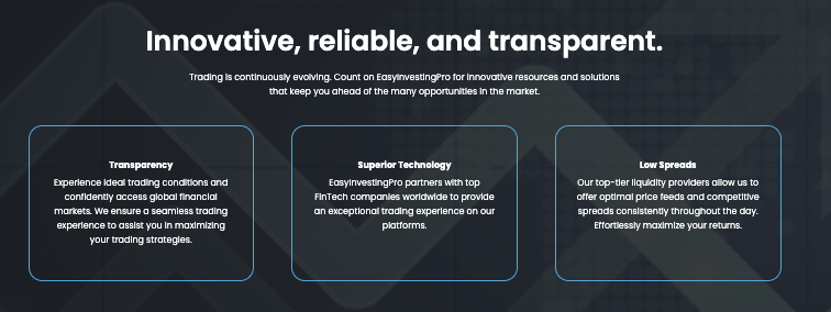 информация о EasyInvestingPro