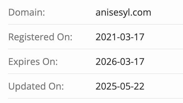 домен Anisesyl