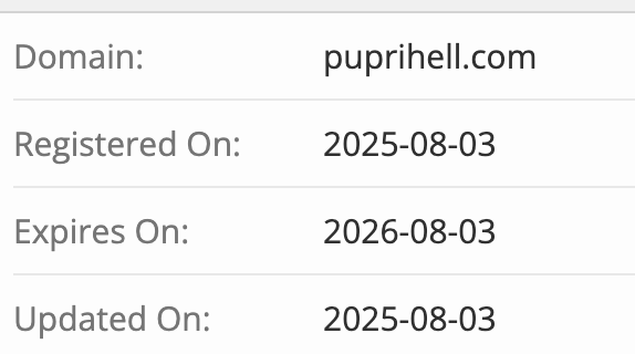 домен Pu Prime Ltd