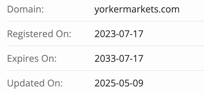 домен Yorker Capital Markets