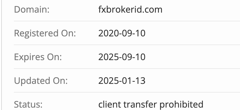 FXBROKERID домен