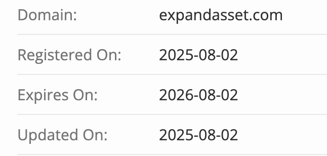 домен ExpandAsset
