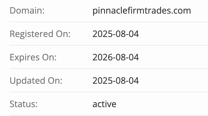 Pinnacle Firm Trades домен
