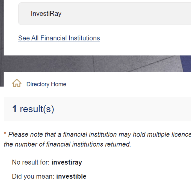 что известно? InvestiRay