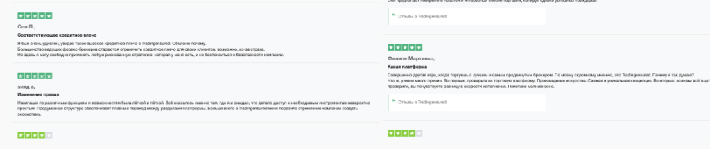 отзывы о Tradingensured