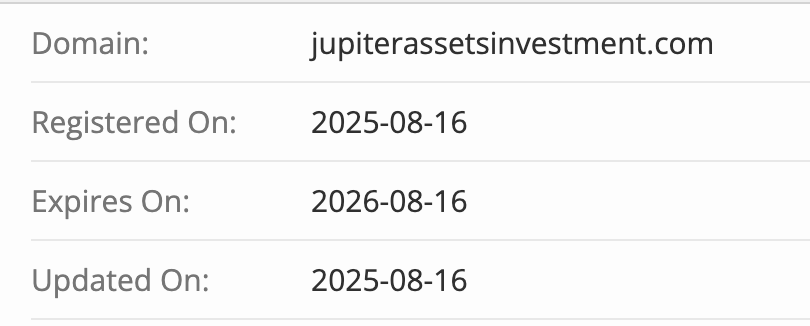 Jupiter Assets Investment Platform домен