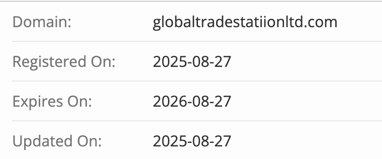 проверка домена Global TradeStation
