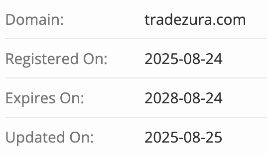Tradezura домен 