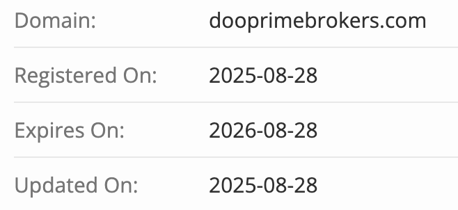 Doo Prime домен
