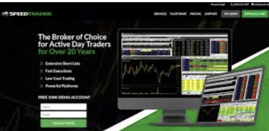 обзор на SpeedTrader, Inc.