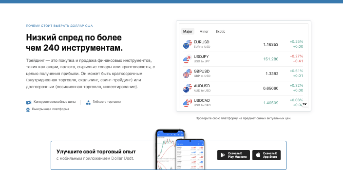 инфо о проекте Dollar Usdt