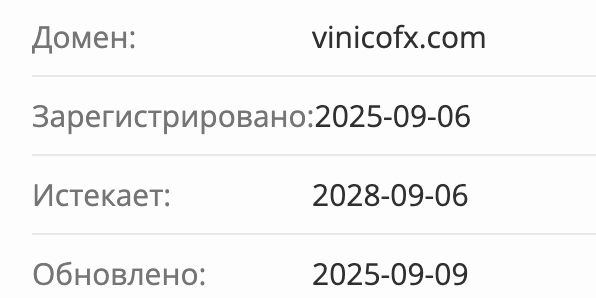 домен VinicoFX
