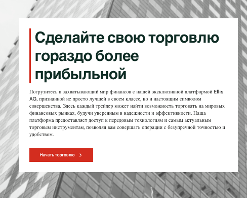 обзор на Ellis AG