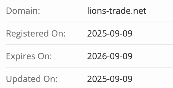 Lions‑Trade домен