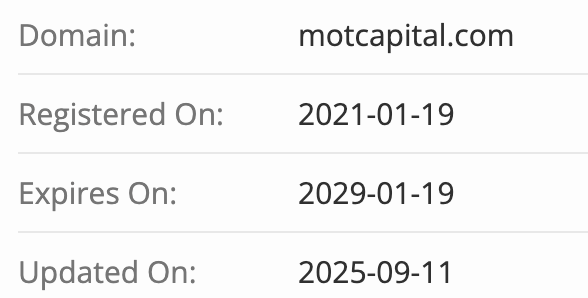 MOTCAPITAL домен