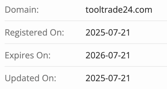 ToolTrade домен