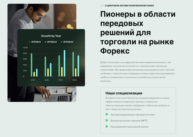 обзор на Digital Automated Market