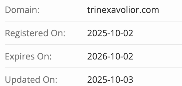 Trinexavolior домен