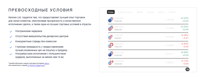 что известно о Neonex