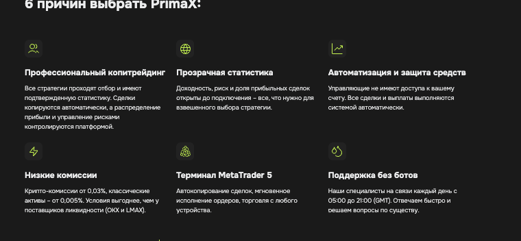 что известно о PrimaX