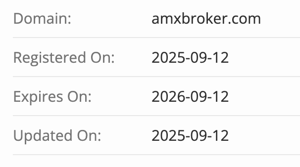 Amxbroker домен