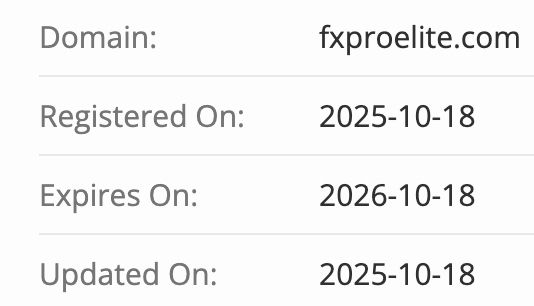 FxProelite домен