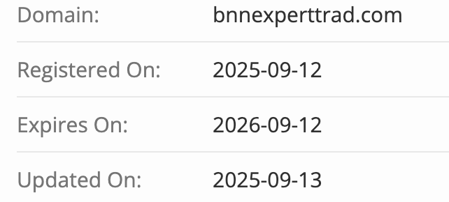 BnnExperttrad домен