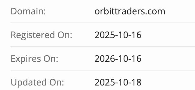 Orbit Traders домен