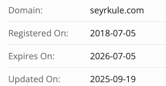 проверка домена Seyrkule