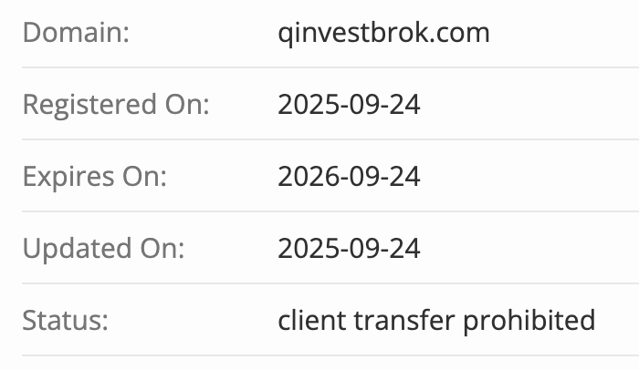 Qinvestbrok домен