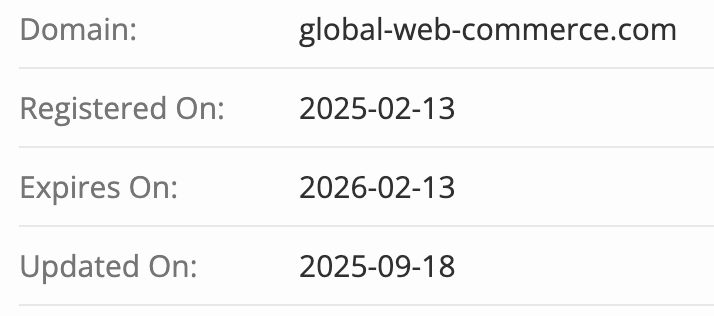 GLOBAL STANDARD домен