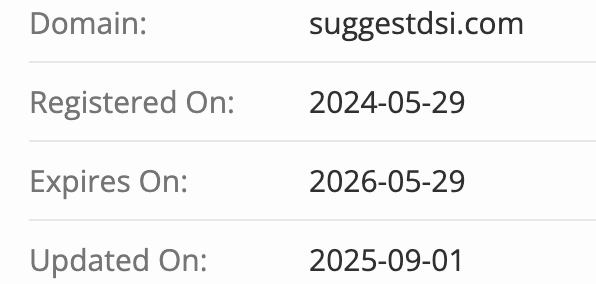 SuggestDSI домен