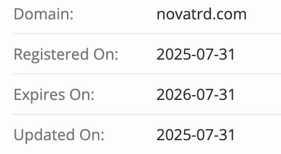 домен NovaTrade