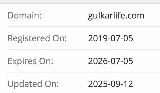 Gulkarlife проверка домена