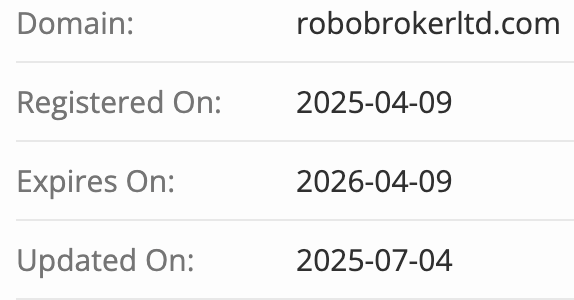 RoboBroker домен