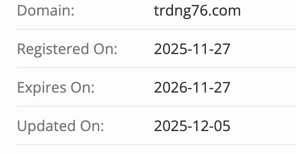 Aslf Trdng76 домен