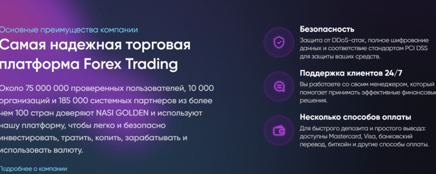 информация о NASI GOLDEN