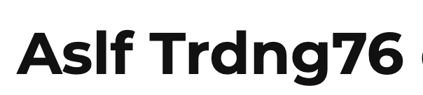 логотип Aslf Trdng76