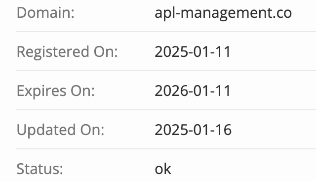 APLFinance домен