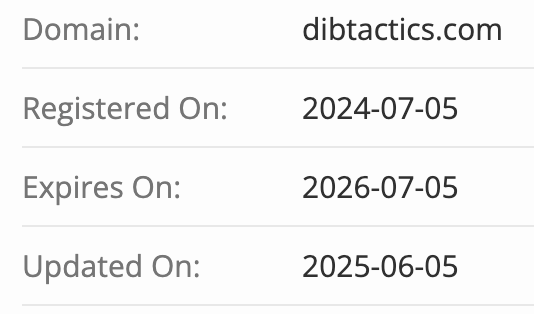 домен DIBTactics