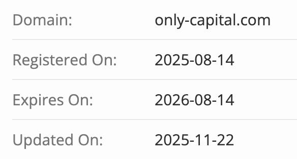 One and Only Capital домен