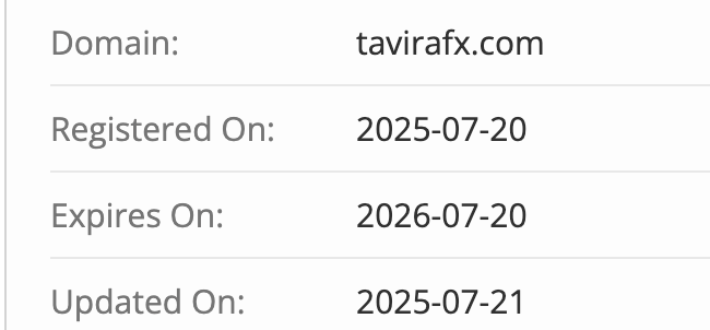 Tavira домен