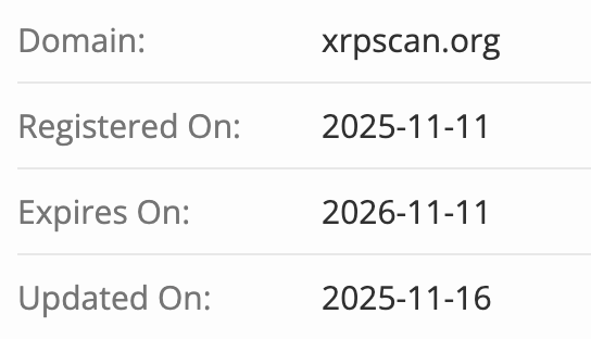 XRPscan проверка домена