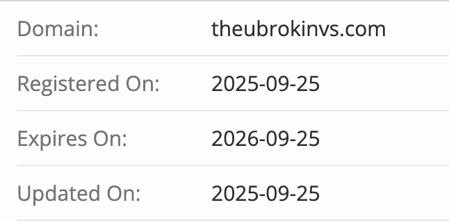 Theubrokinvs проверка домена