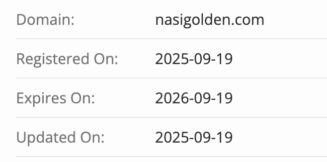 проверка домена NASI GOLDEN