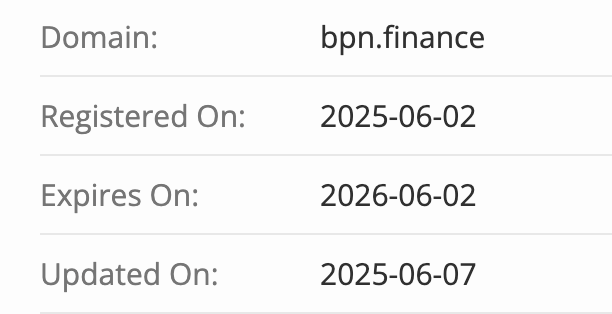 проверка домена Better Payment Network