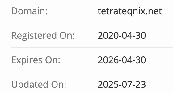 домен Tetrateqnix