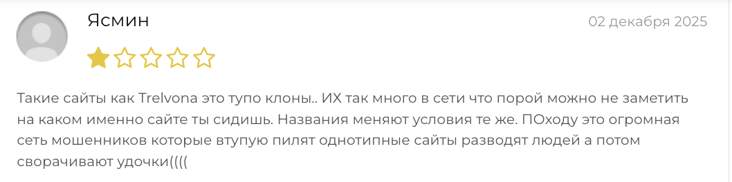 Trelvona реальный отзыв